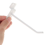 30Pcs Slatwall Design Tool Hanger Hooks White for Workshop V1370-AZ4-16982