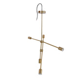 Modern Chandelier Unique Appearance Elegant Design Stable Firm Geometric Line Chandelier 110220V V1294-YM0714-3119210295511