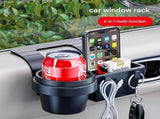 2 pack 4-in-1 Car Window Cup Holder and Phone Mount - Adjustable Dashboard Storage Organizer with V888-ELOSUNG56324