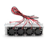 288W Thermoelectric Refrigeration 12VDC30A Semiconductor Airs Conditioner Cooling System Durable V1370-AZ4-12522