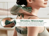 Hand-Like Neck & Shoulder Massager with 4D Kneading and Heat Portable Massage Device for Back, V1107-CS-JBAMY