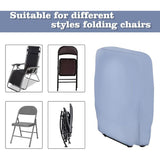 2 pcs Folding Lounger Cover, Windproof Anti-Uv Waterproof Folding Garden Chair Covers, Garden V1188-MS-227-0734