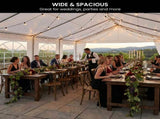 Wallaroo 6x6m Outdoor Event Marquee Gazebo Party Wedding Tent - White GAZ-CPT-6X6-WH