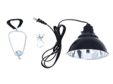 Reptile Light Fixture 250W Aluminum Versatile Reptile Deep Dome Fixture Heat Lamp Fixture for E26 V1294-YM0901-3111240073211