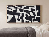 Yezi Modern Wall Art Canvas Abstract 80120cm Framed Artwork Home Office Decor DECO1039-P3-80X120-AU