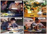 Modern Table Lamp Mushroom Shape Nightstand Lamp Touch Control LED Desk Lamp Cordless Bedside Lamp 3 V1294-YM0901-LW015GY