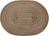 4PCS Oval Braidedmats 12x18 Inch Table Mats for Dining Tables Natural Woven Heat Resistant V1370-AZ4-09958
