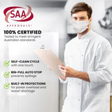 POLYCOOL Commercial Ice Maker Machine, up to 60kg/24hr, Timer & Self Cleaning Programs V219-FDSICMPY60KA