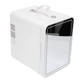 Mini Skincare Fridge with LED Mirror 3 Levels Dimmable 6L Cooler Warmer Portable Handle Makeup Small V1294-YM0901-3113240267511