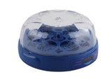 Egg Incubator 6 Eggs 15W Blue with Automatic Turner Egg Candler Display Temperature Control Poultry V1294-YM0901-3111230303813