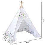 GOMINIMO Kids Teepee Tent with Side Window and Carry Case V227-3720871010000