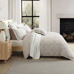 Private Collection Dakota Stone Quilt Cover Set Cotton Yarn Dyed Jacquard Queen V442-LED-QUILTCS-DAKOTA-STONE-QS