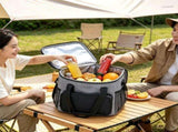 Insulated Lunch Bag Large Capacity Leakproof Cooler Bag with Front Pocket and Mesh Side Pockets for V1237-ZY-917-056