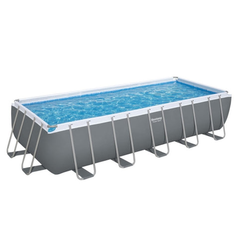 Bestway Swimming Pool 640x274x132cm Steel Frame Above Ground Pools Filter Pump Ladder 19281L BW-POOL-SQ-640-5612