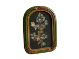 French Vintage Picture Frame Carving Flower Elegant Victorian Resin High Clarity Glass Wall Hanging V1263-JX-2599