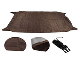 Table Tennis Table Dustproof Cover Courtyard Patio Rainproof Sun Protection Table Tile Cover Brown V1294-YM0718-3111220246811