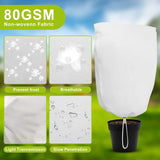 3 pcs Set Winter Plant Covers With Drawstring And Zipper 80G/M Polypropylene Winter Covers Heavy V1188-MS-227-1366
