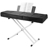 88 Keys Piano Keyboard Dust Cover, Universal Black Waterproof Leatherette Digital Piano Protector V1369-AZ3-W-08867