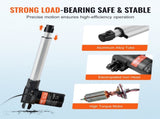 Linear Actuator 12V, 8 Inch Heavy Duty 1320lbs/6000N Linear Actuator, 0.19"/s Linear Motion Actuator V952-ZXXXZXQ8INCHTAMZ2V9