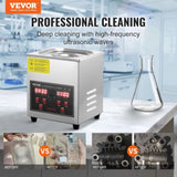 Ultrasonic Cleaner with Digital Timer & Heater, Professional Ultra Sonic Jewelry Cleaner, Stainless V952-SXCSBQXJ2L00KDK76V3