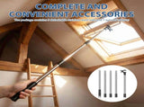 Stainless Steel Window Opener Pole User-Friendly Design, Flexible Reach, Non-Slip Bottom, Ideal V1366-AZ2-W-15043