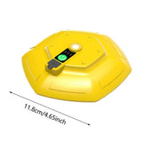 4.65 Inch Yellow Floating Rechargeable Live Bubbler, Portable Oxygen Aerator for Kayak Fishing Boat, V1366-AZ2-W-16743