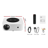 Devanti Bluetooth Video Projector WIFI 1080P Home Theater HDMI Touch Screen VP-280-WIFI-BT-WH