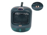Mini Air Conditioner Humidifier Aromather 3 Gears 5 Blades USB Charging Night Light Water Cooling V1294-YM0523-3113220038613