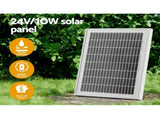 LockMaster Automatic Sliding Gate Opener Kit 10W Solar 4M 600KG GO-SLIDE-M01-SOLAR