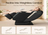 Livemor Flex Massage Chair Full Body with Heat Zero Gravity Recliner, 24 Airbags, Foot Massage, 6 FBMC-E-BAIRD-BK