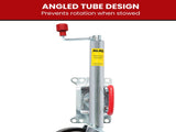AL-KO 8-inch Swing Up Jockey Wheel with Large Swivel Bracket 628200XP3BX