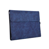 Leather Tablet Case & Power Bag For Microsoft Surface Pro X - 13 Inch Dark Blue PRL-7091191060DBT