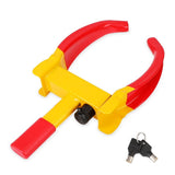 1 Heavy-Duty Trailer Wheel Lock Clamp,Adjustable Universal Wheel Lock for Carts Boats,with 2 Keys V1369-AZ3-W-22394