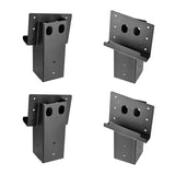VEVOR Compound Angle Platform Brackets Fit 3.5x3.5 In/88.9x88.9 mm Lumber 4 Pcs V952-GJPTZJ44YC4PGZEWL001V0