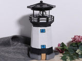 Outdoor Solar Power Rotating LED Light Landscape Lamp Garden Courtyard Decoration White LightBlack V1294-YM0901-3119200060911