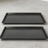 2-Pack Plastic Pet Cage Trays Replacement for Dog Crates with Leakproof Base V1369-AZ3-W-22564