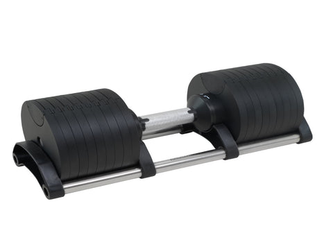 Powertrain Eon 36kg Dial-Up Adjustable Dumbbell Home Gym Weights DMB-B10-036-1