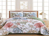 Warm and Inviting Quilted Bedspread and Pillowcases Set Designed for Relaxation - Queen size V745-MAC080611Q13U