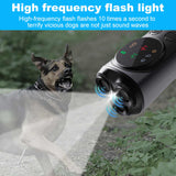 Ultrasonic Dog Repeller High-Power, Flash Mode, Effective Outdoor Use for Controlling Aggressive V888-ELOSUNG16718