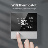 WiFi Smart Thermostat 4P Switch Heating Cooling 3-Speed Fan Temperature Controller V1263-JX-5960