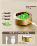 3 Pack Rechargeable Magnetic Picture Light with 3 Color Temperatures and 12 RGB Colors, Dimmable V1237-ZY-924-188