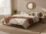 Artiss Bed Frame King Size Metal Bed Frame TINO MBED-C-TINO-K-BK