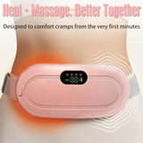 Portable Cordless Heating Massage Belt for Discomfort Relief, Ideal Gift for Her V1107-CS-EGWTPM3