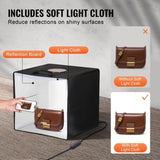 Photo Studio Light Box 3000-5600K 6 Double-Sided Color Backdrops, 41 x 40 x 39 cm V952-SYDXNJBH16ING11SXV9