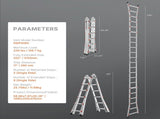 Telescoping Ladder A Frame 20 FT Extension Multi-Function for Homework V952-DGNAZXYST62MS3QAVV0