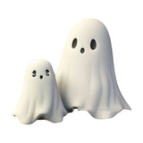 Halloween Ghost Decor - Set of 2 Spooky Resin Ghost Figurines, Cute Finger-Sized Ghost Ornaments for V1366-AZ2-W-16563