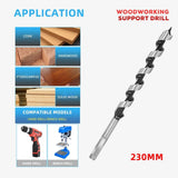 1Pc 230Mm Long Woodworking Center Auger Drill Bit for Wood Drilling Tools 6-25Mm 10Mm 20Mm V1189-LWWAL-20260327-04053
