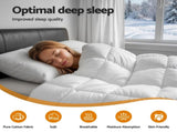 Giselle Bedding Wool Quilt 800GSM Extra Thick King Winter Doona Baffle Box Construction 100% Wool QUILT-WOOL-800-K