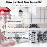 Kitchee Slicer Shredder Grater 3 Attachments - Compatible with KitchenAid Mixer V238-SUPDZ-41099036098640