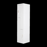 Grey Two-Door L-shaped Office Gym Shed Storage Lockers V63-835131